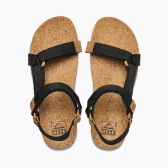 Reef Cushion Rem Hi Sandals Black/Tan Size 7 - Picture 4 of 7